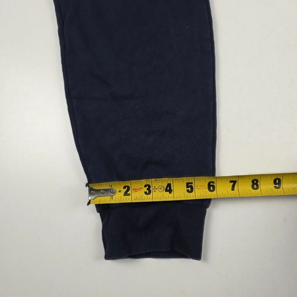 Lacoste Sport Sweatpants Mens XL Blue Fleece Joggers Drawstring Pockets Logo